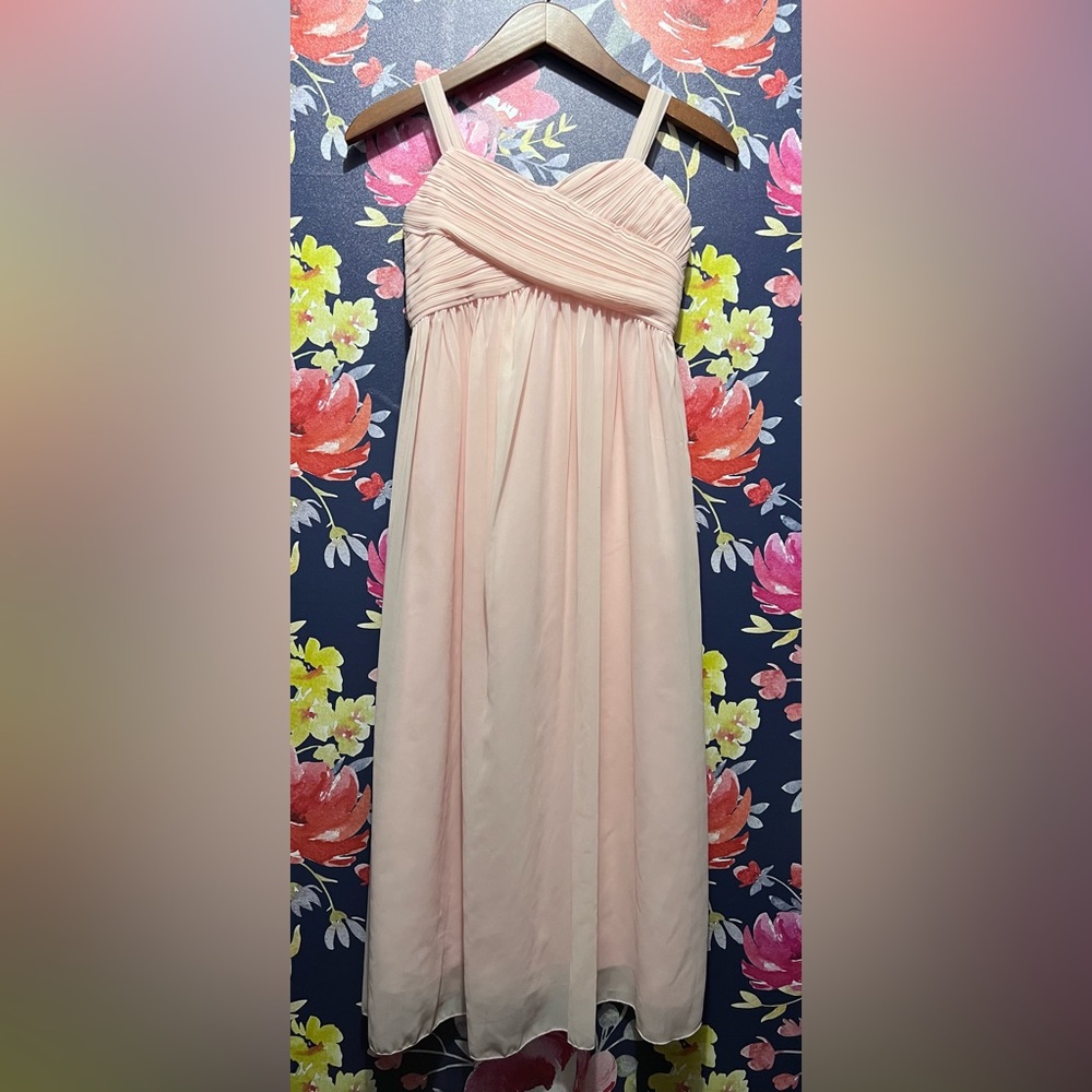 Girls Light Pink Formal Dress